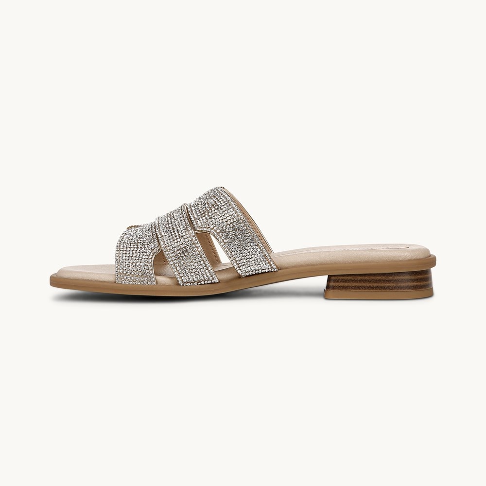 LifeStride Royalty Bling Sandal - Gold Faux Leather