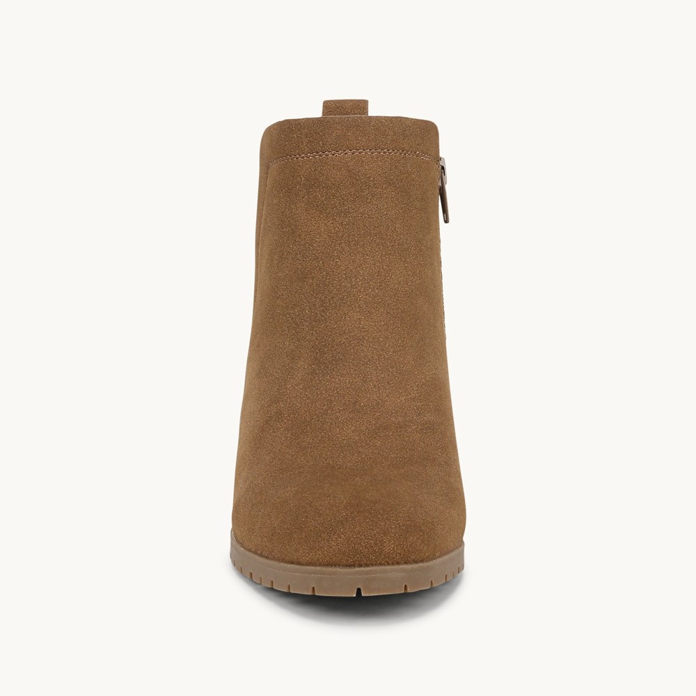 LifeStride Maggie Ankle Bootie - Fawn Brown Fabric
