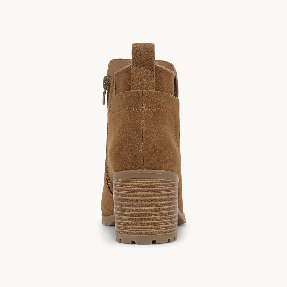 LifeStride Maggie Ankle Bootie - Fawn Brown Fabric
