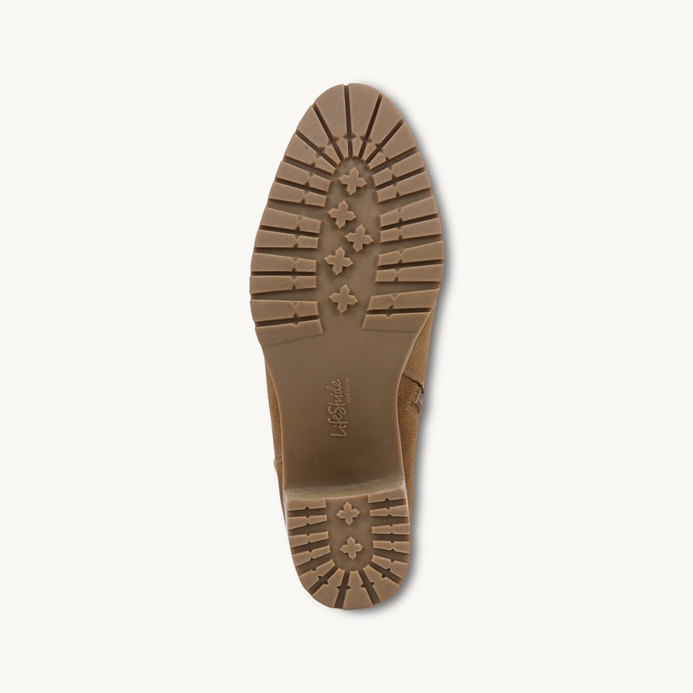LifeStride Maggie Ankle Bootie - Fawn Brown Fabric