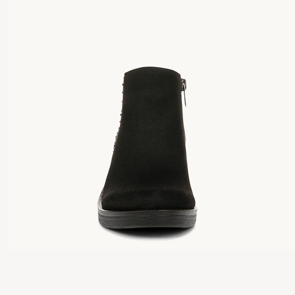 LifeStride Outstanding Ankle Bootie - Black Microfiber