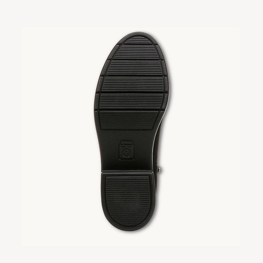 LifeStride Outstanding Ankle Bootie - Black Microfiber