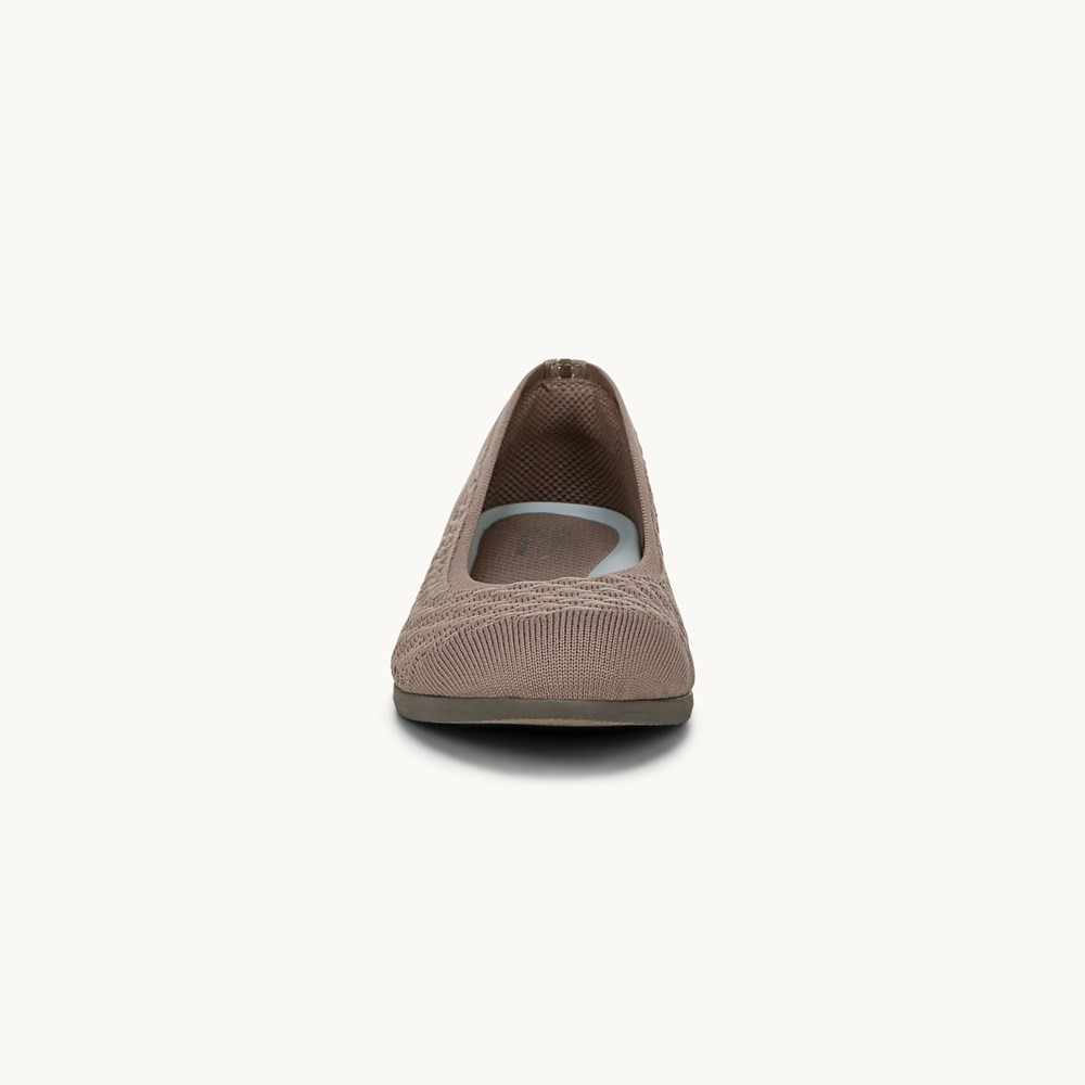 LifeStride Khloe Slip On - Latte Cable Knit