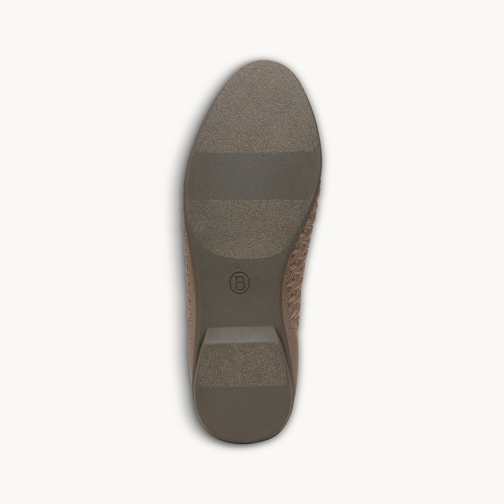 LifeStride Khloe Slip On - Latte Cable Knit