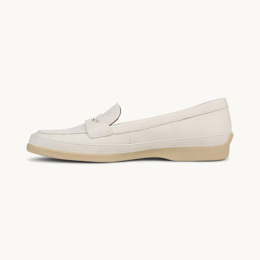 LifeStride Malta Loafer - Cloud White Faux Leather