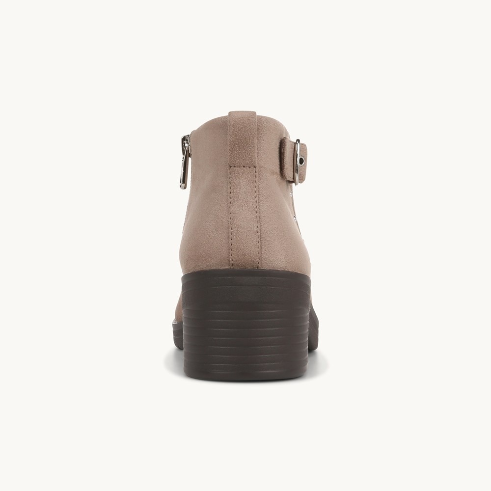 LifeStride Other Half Ankle Bootie - Latte Fabric