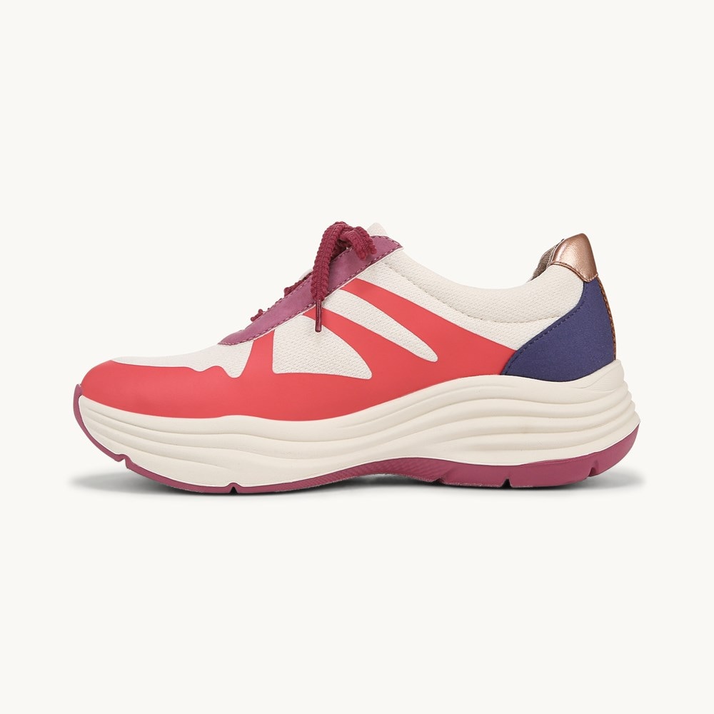 LifeStride Impulse Sneaker - Coral Beach Stretch Fabric