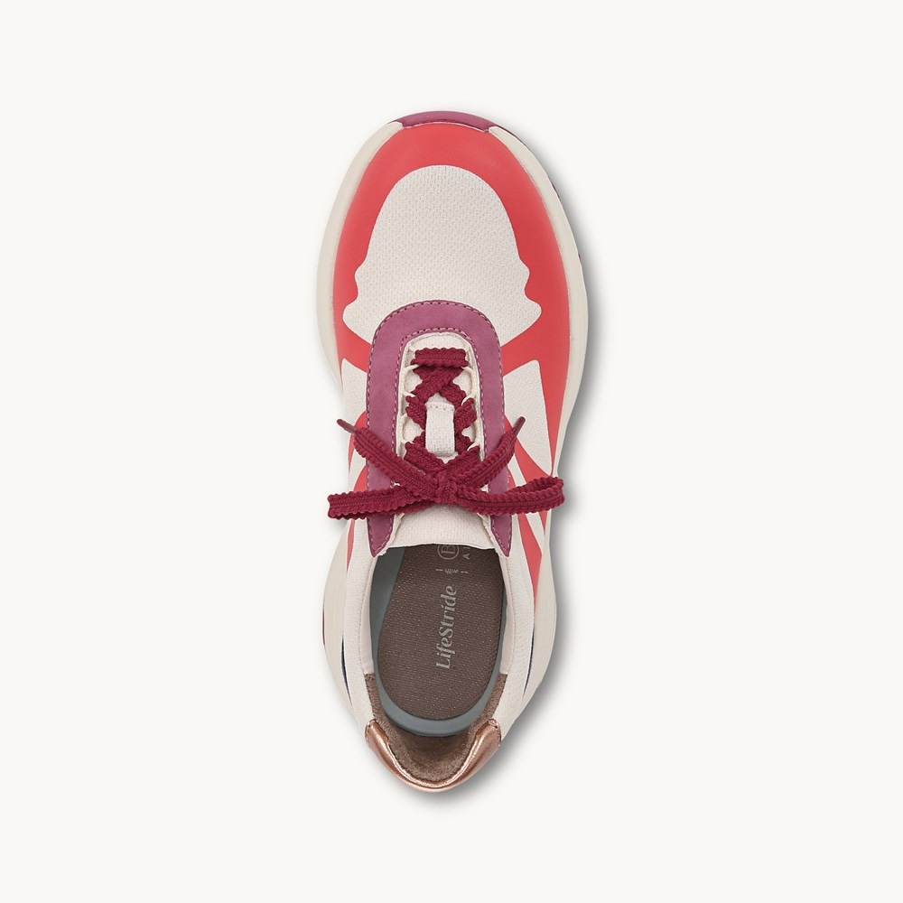 LifeStride Impulse Sneaker - Coral Beach Stretch Fabric