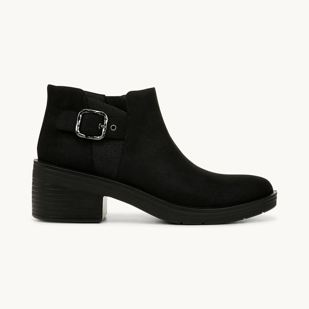 LifeStride Oasis Ankle Bootie - Black Fabric