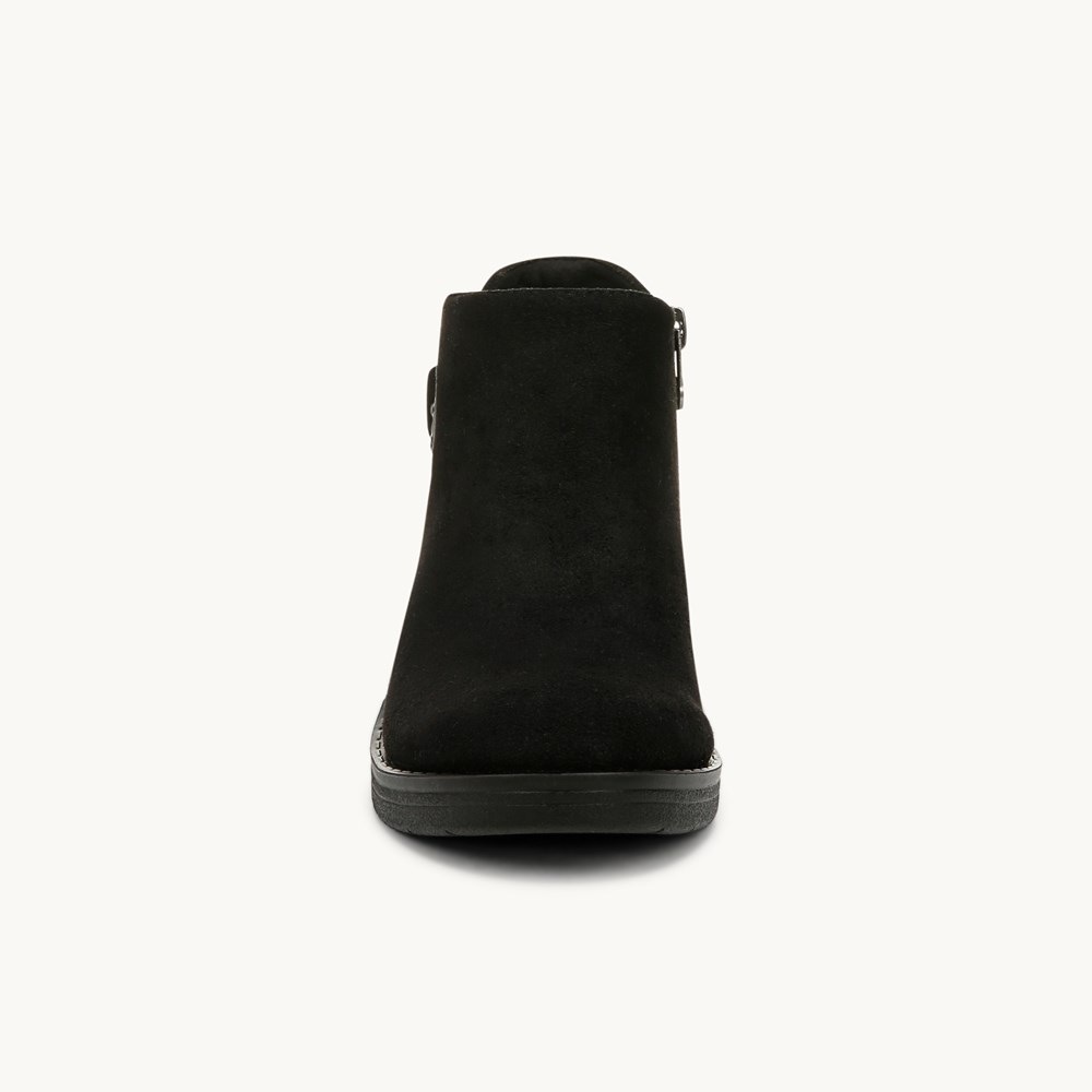 LifeStride Oasis Ankle Bootie - Black Fabric