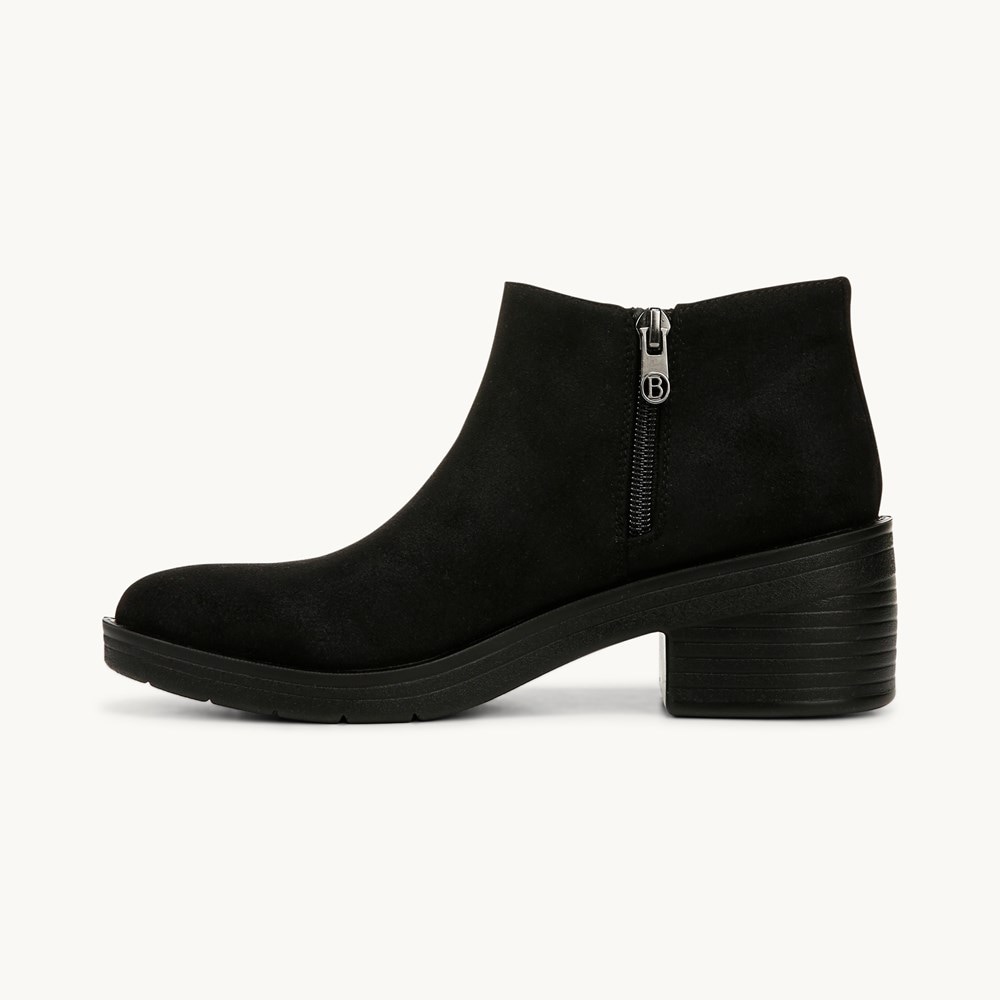 LifeStride Oasis Ankle Bootie - Black Fabric
