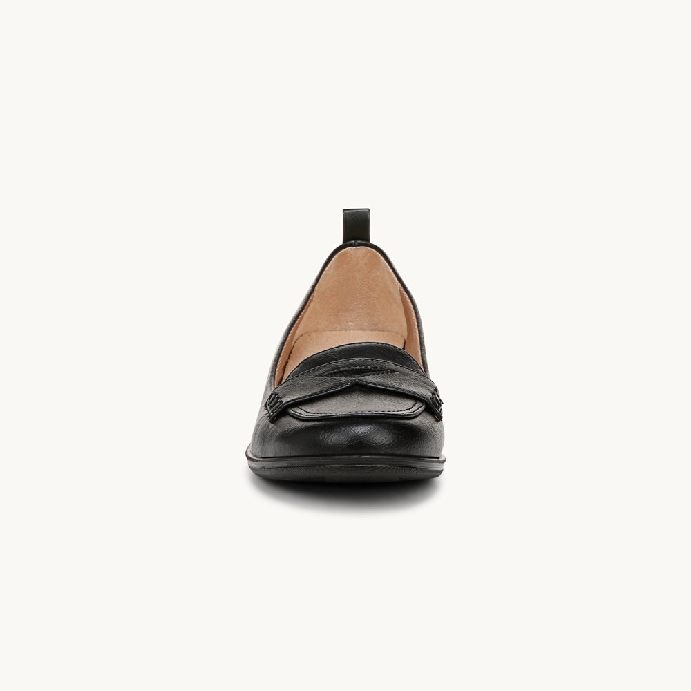 LifeStride Ivonne Loafer - Black Faux Leather