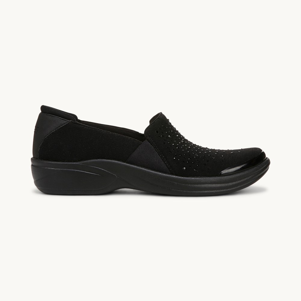 LifeStride Poppyseed Slip On - Black Rhinestone