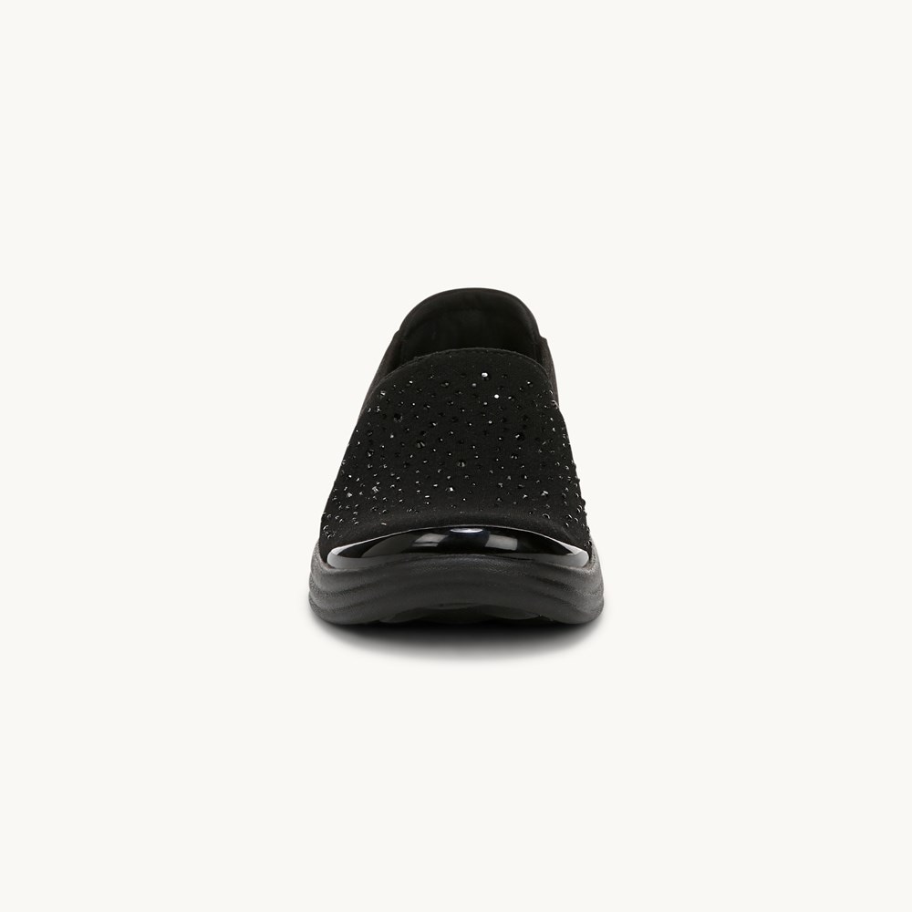 LifeStride Poppyseed Slip On - Black Rhinestone