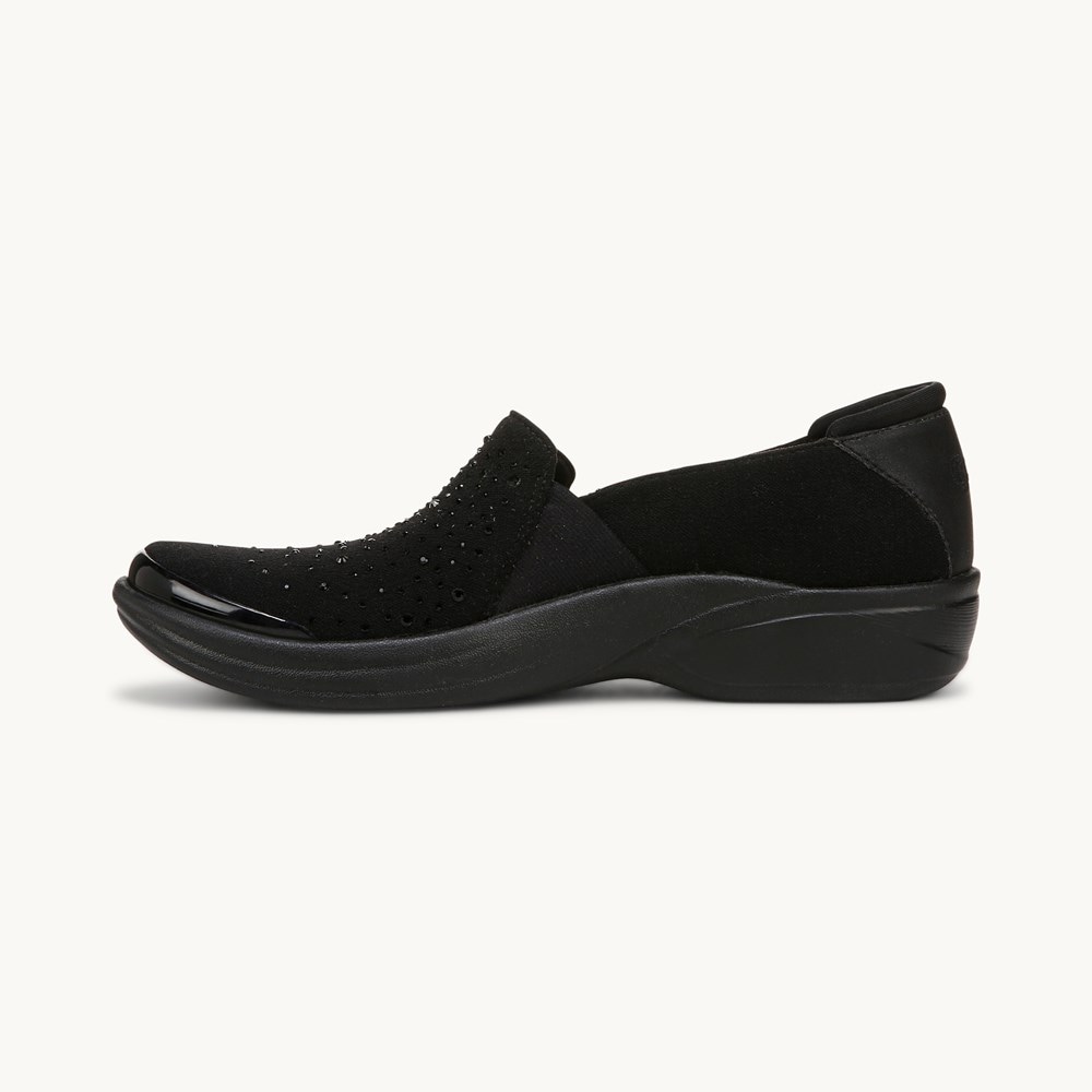 LifeStride Poppyseed Slip On - Black Rhinestone