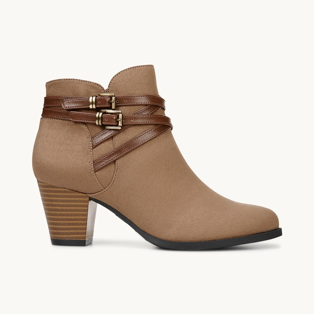 LifeStride Jezebel Bootie - Tan/Brown