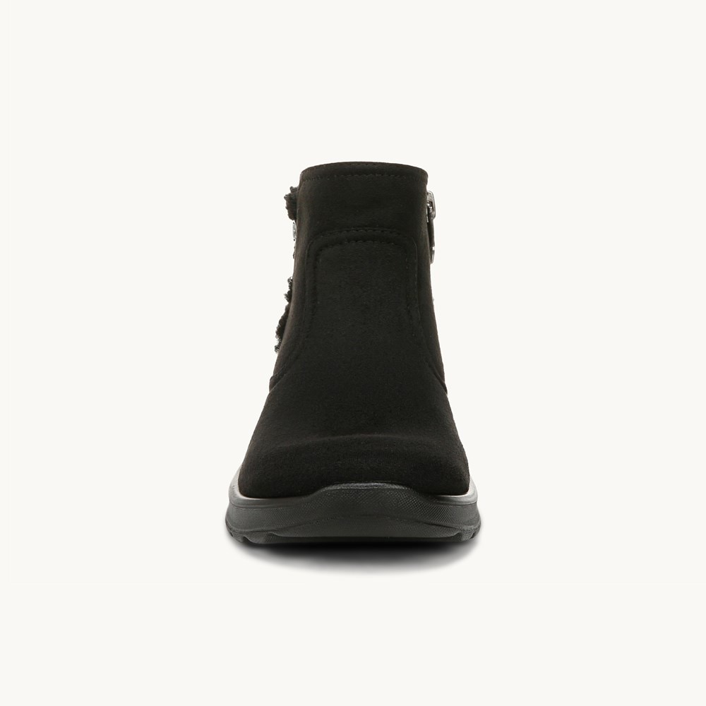 LifeStride Grand Cozy Shootie - Black Microfiber
