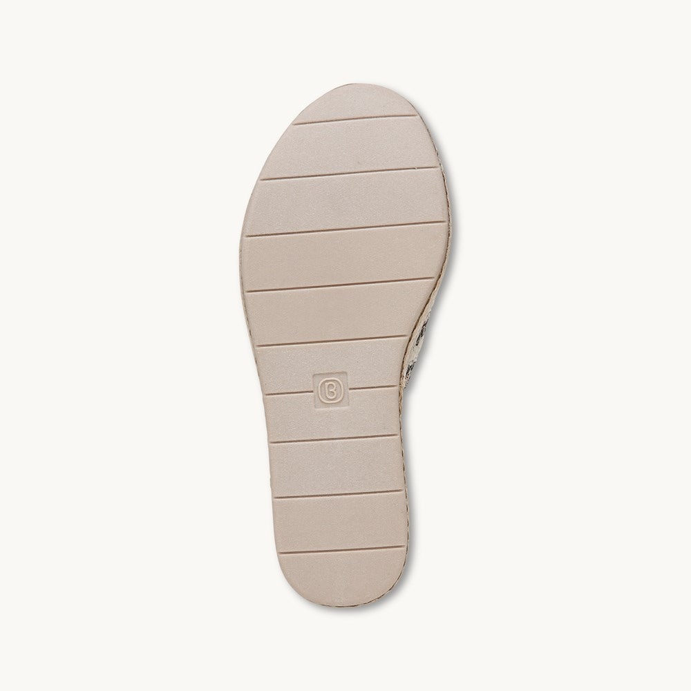 LifeStride Breezy Wedge Sandal - Black Raffia Fabric