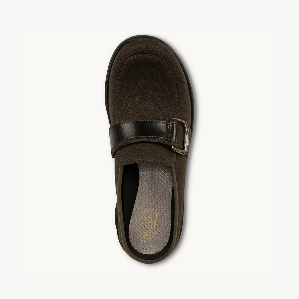 LifeStride Galleria Slip On - Hunter Green Fabric