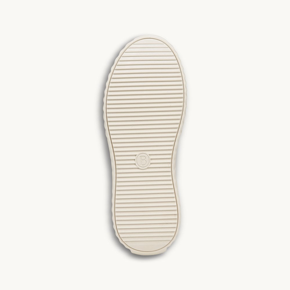 LifeStride Winner Sneaker - White/Sage Textured Fabric