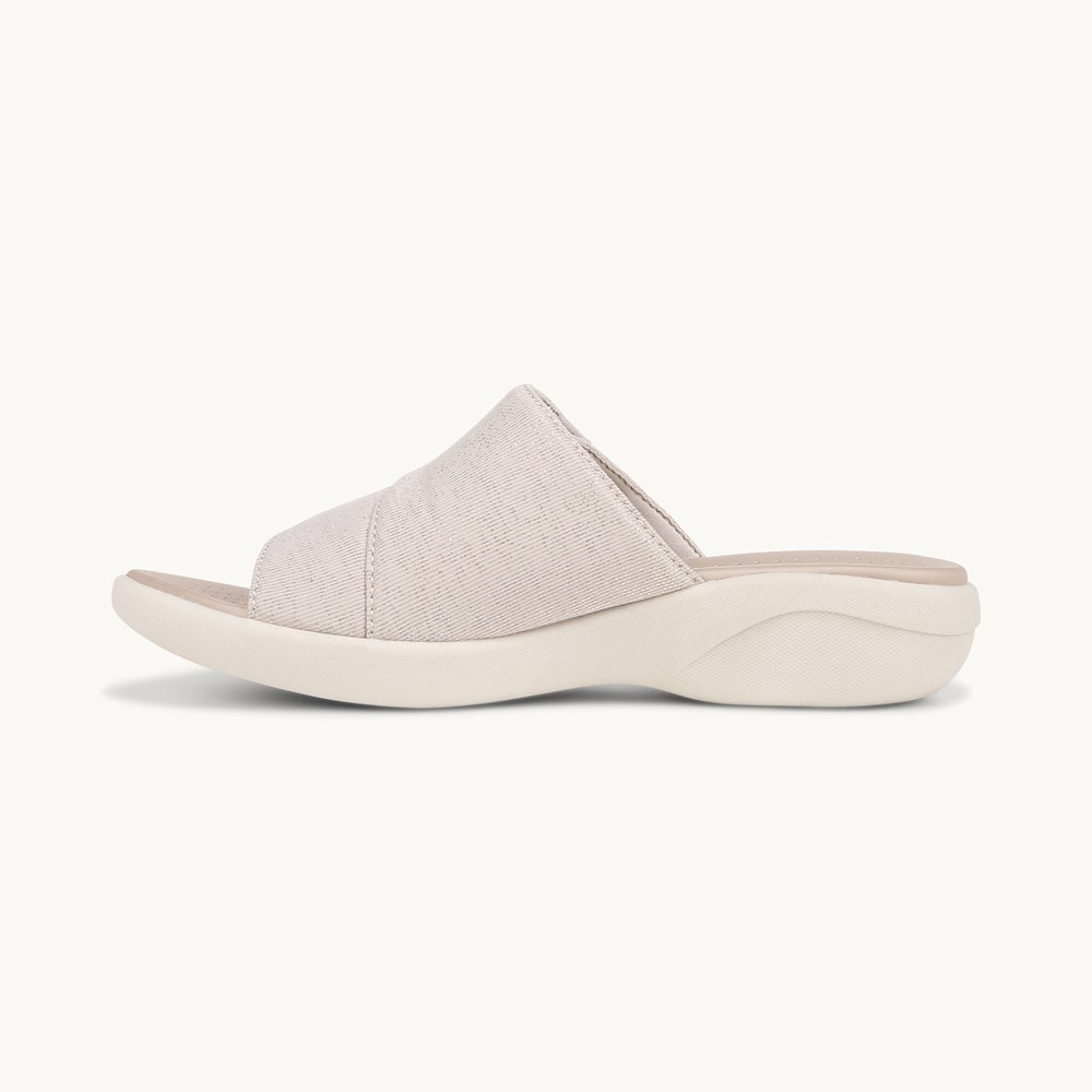 LifeStride Carefree Wedge Sandal - Sand Fabric