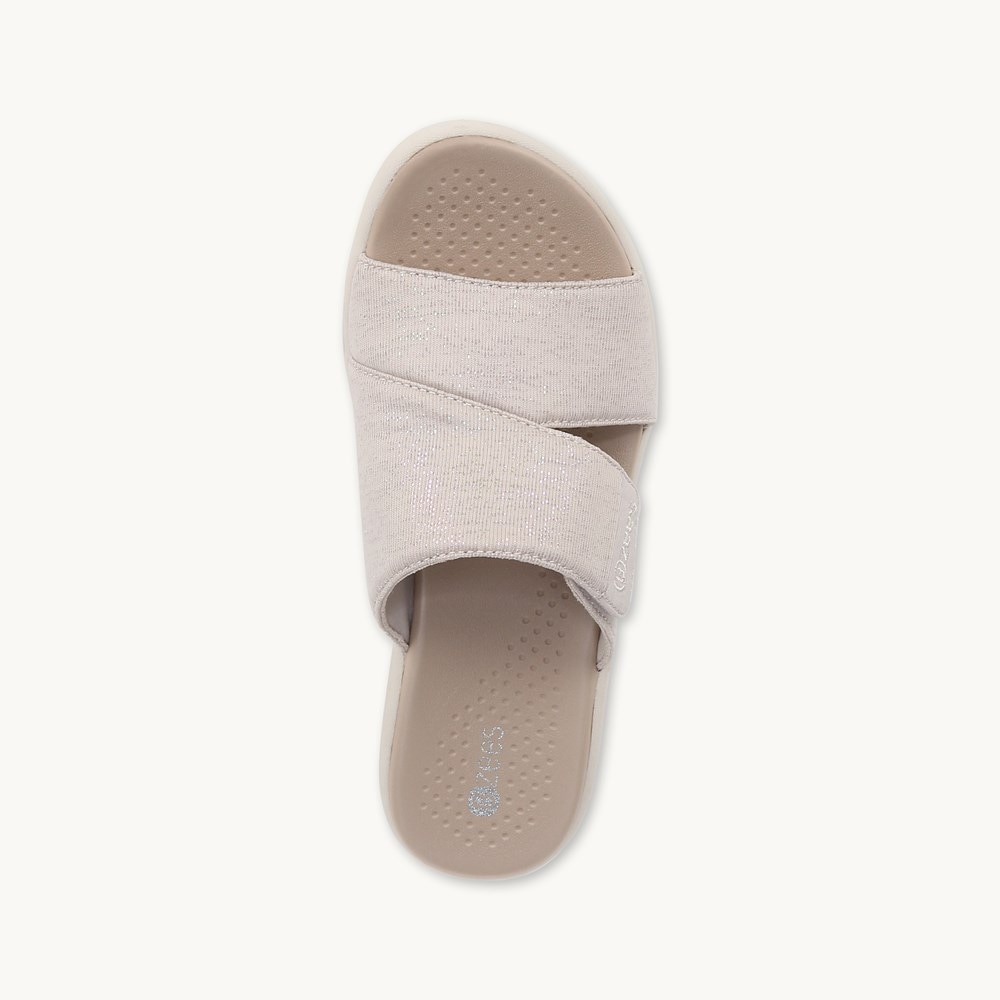 LifeStride Carefree Wedge Sandal - Sand Fabric