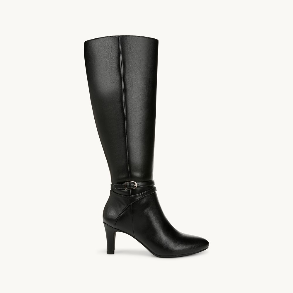 LifeStride Guild Tall Knee High Boot - Black Microfiber