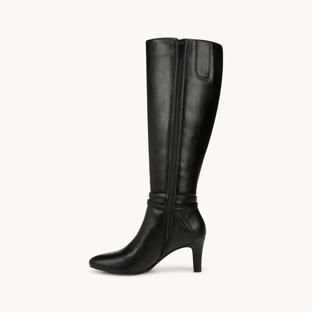 LifeStride Guild Tall Knee High Boot - Black Microfiber