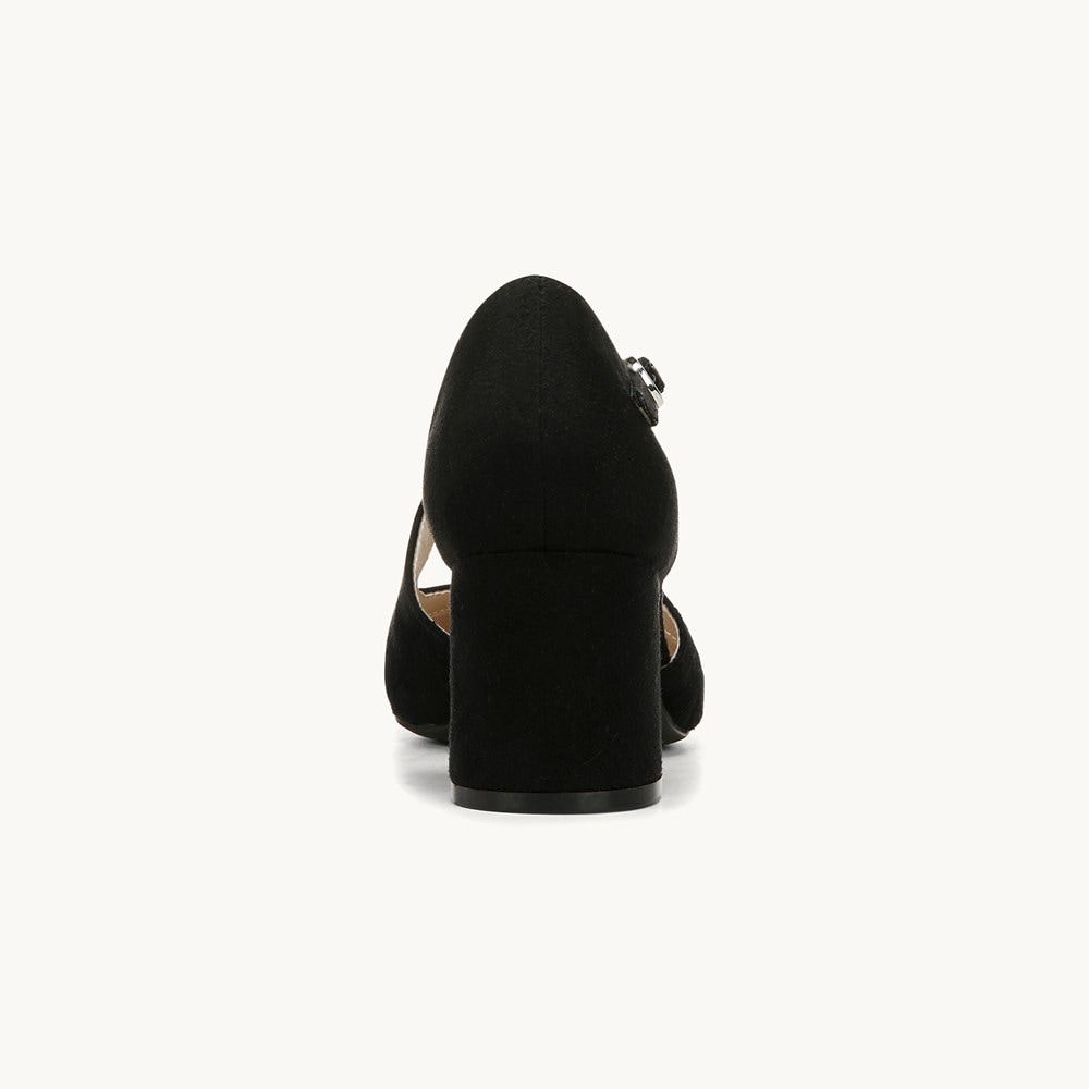 LifeStride Tracy Strappy Pump - Black Fabric