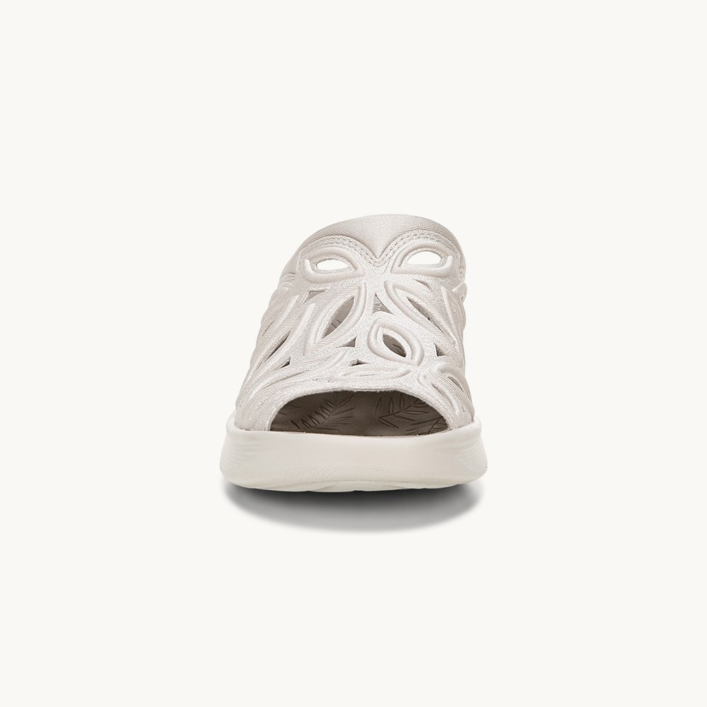 LifeStride Susie Wedge Sandal - Sand Shimmer Fabric