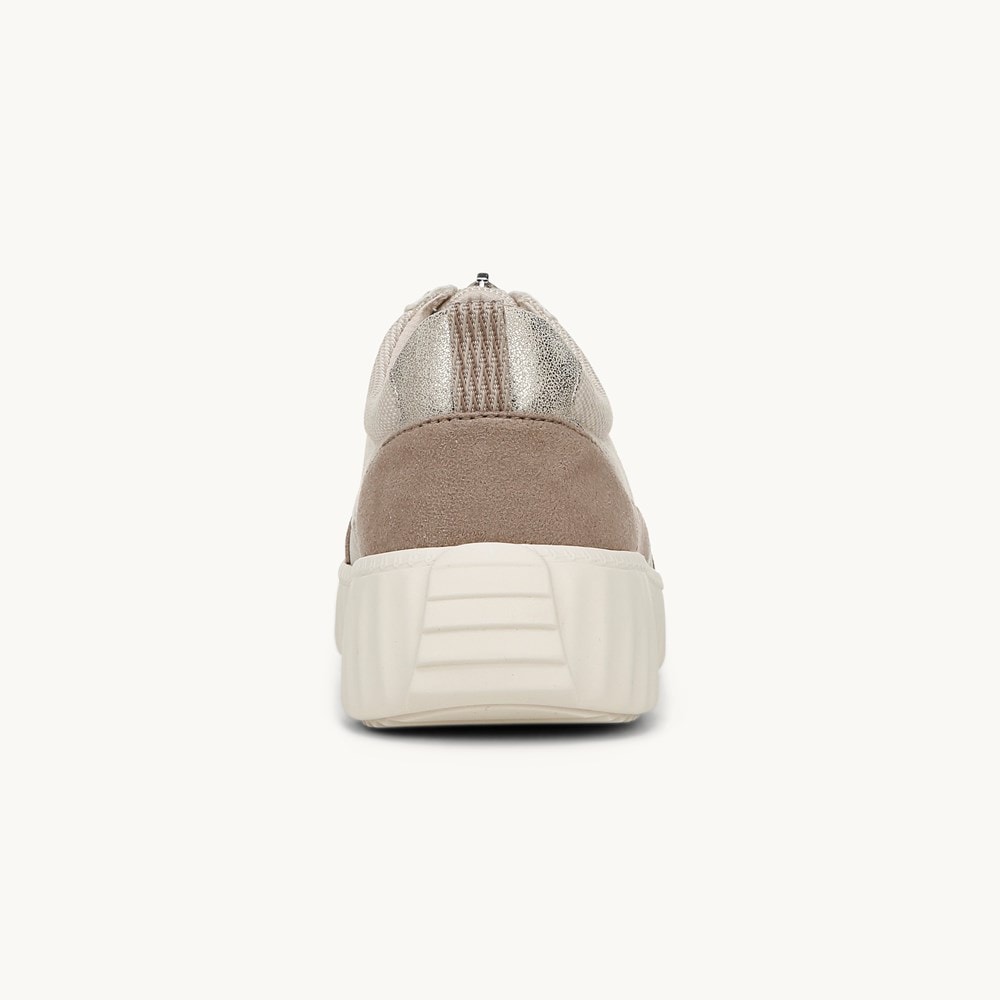 LifeStride Winner Sneaker - Taupe Textured Fabric