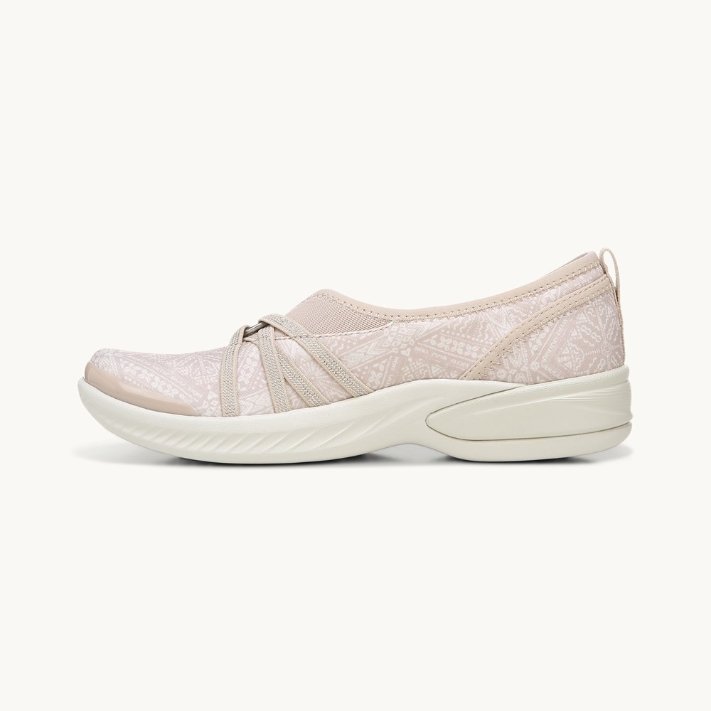 LifeStride Niche Slip On - Beige Batik Fabric
