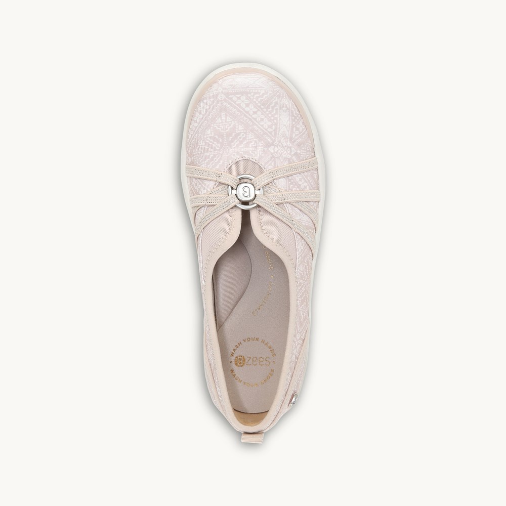 LifeStride Niche Slip On - Beige Batik Fabric