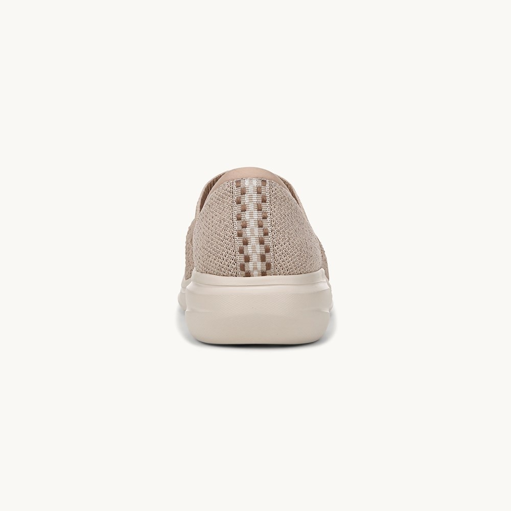 LifeStride Charlie Knit Slip On - Beige Fabric