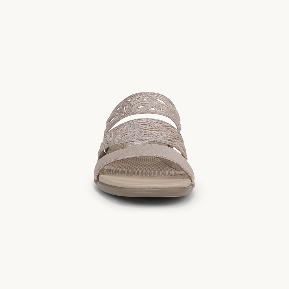 LifeStride Poppy Strappy Sandal - Simply Taupe Fabric