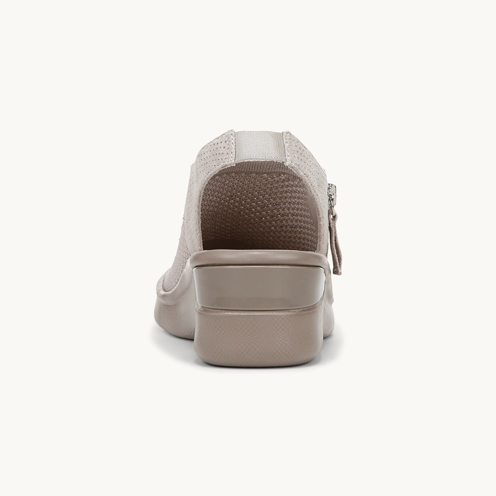 LifeStride Starlet Wedge Sandal - Sand Knit Fabric