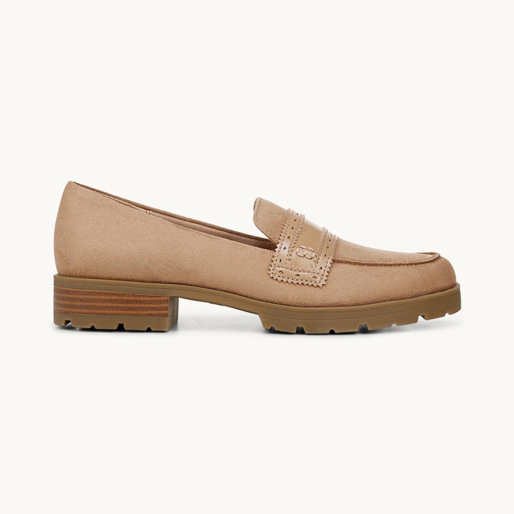 LifeStride London Loafer - Bamboo Tan Faux Leather