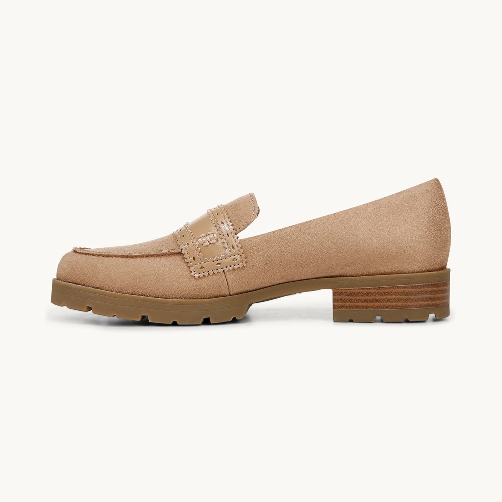 LifeStride London Loafer - Bamboo Tan Faux Leather