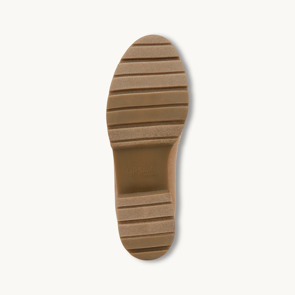 LifeStride London Loafer - Bamboo Tan Faux Leather