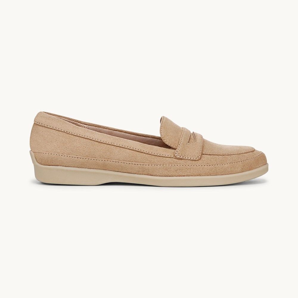 LifeStride Malta Loafer - Cuoio Taupe Fabric
