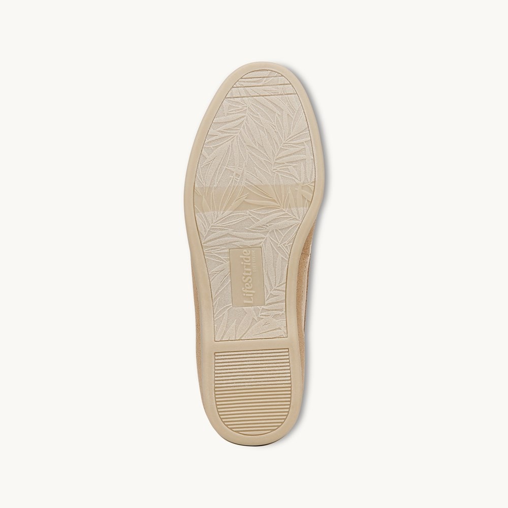 LifeStride Malta Loafer - Cuoio Taupe Fabric