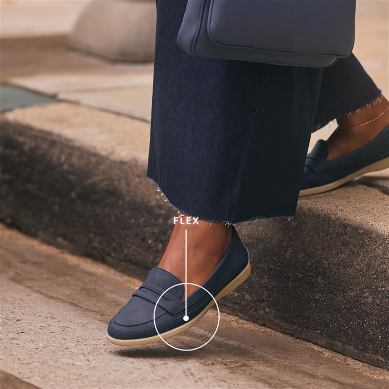 LifeStride Malta Loafer - Cuoio Taupe Fabric