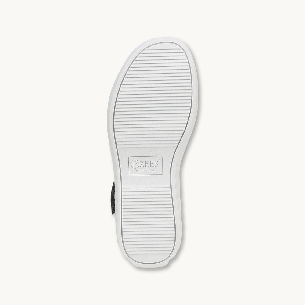 LifeStride Lane Strappy Sandal - Navy Blazer Denim Fabric