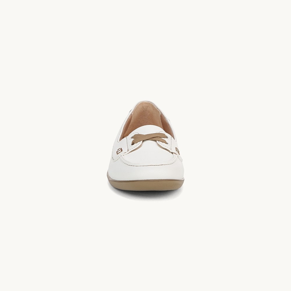 LifeStride Nautical Loafer - White Faux Leather