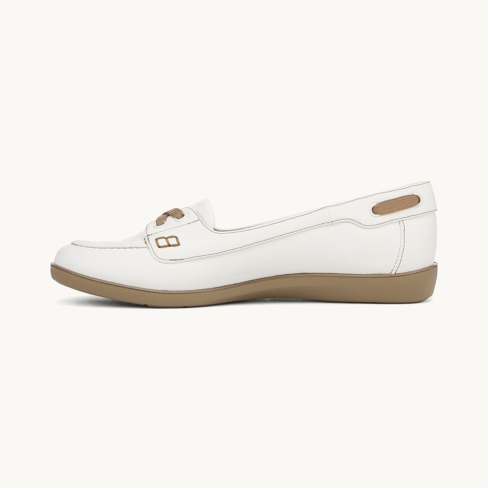 LifeStride Nautical Loafer - White Faux Leather