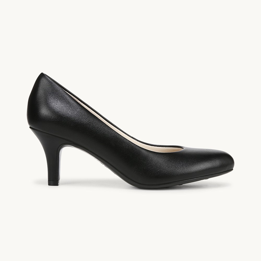 LifeStride Parigi Pump - Black Smooth