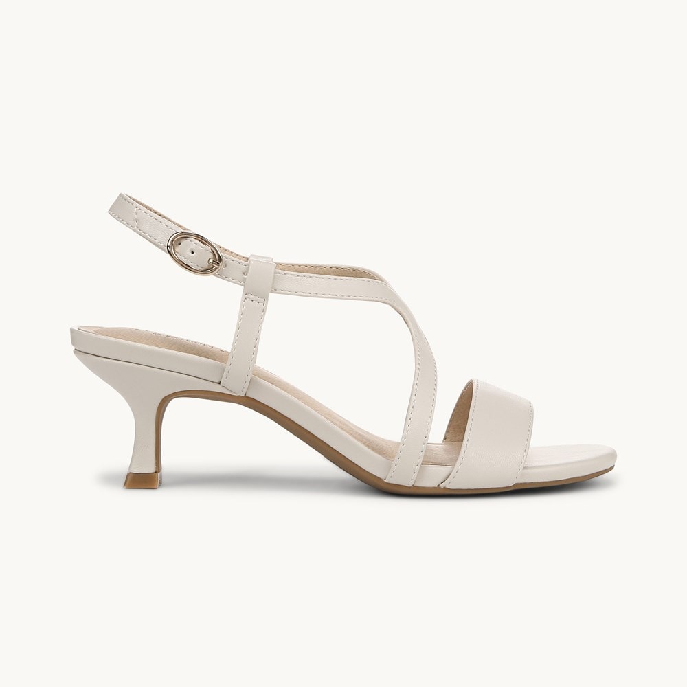 LifeStride Nolita Dress Sandal - Bone Faux Leather