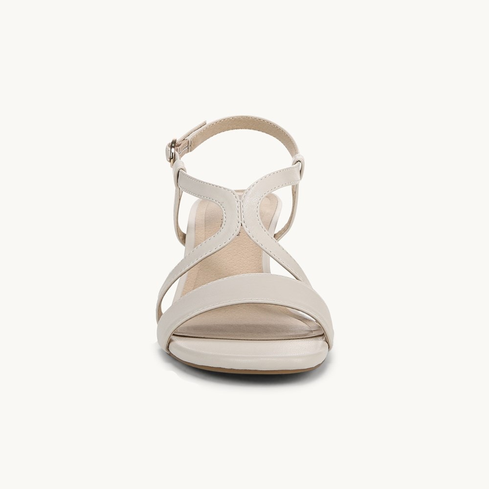 LifeStride Nolita Dress Sandal - Bone Faux Leather
