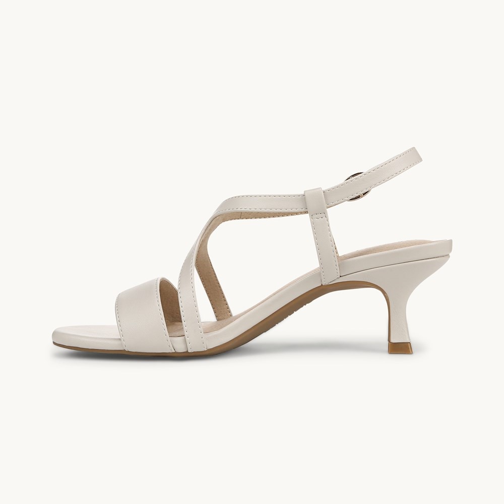 LifeStride Nolita Dress Sandal - Bone Faux Leather