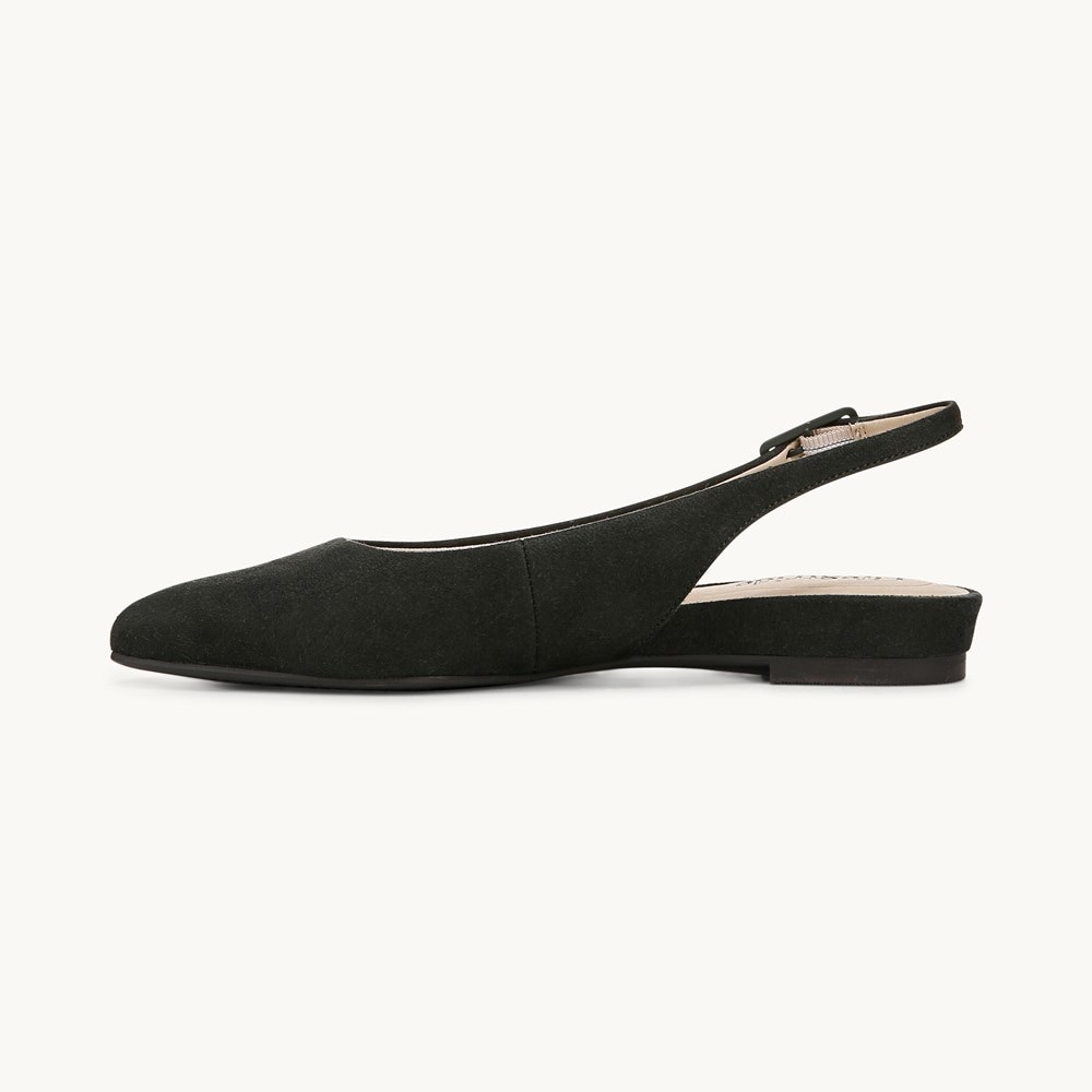 LifeStride Percy Slingback Flat - Tartan Green Microsuede